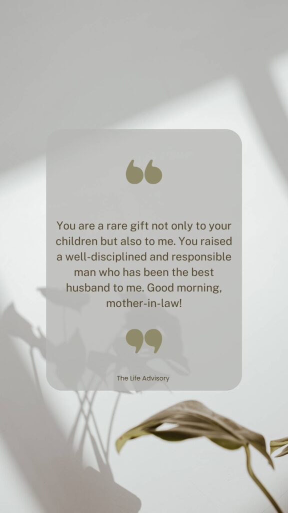 good morning mother in law quotes