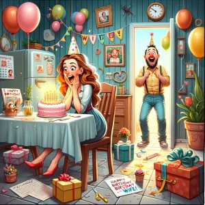 Funny Birthday Wishes for Your Wife