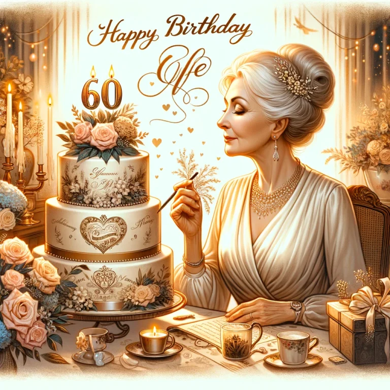 Happy 60th Birthday Wife Wishes, Quotes and Messages