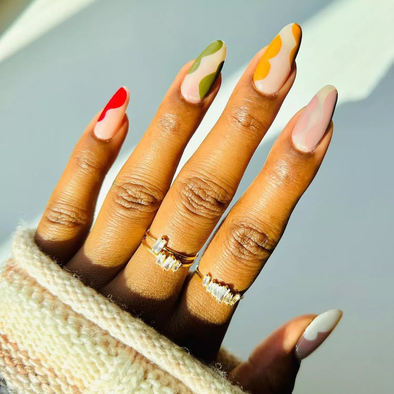 BHM Negative Space Squiggle Nails