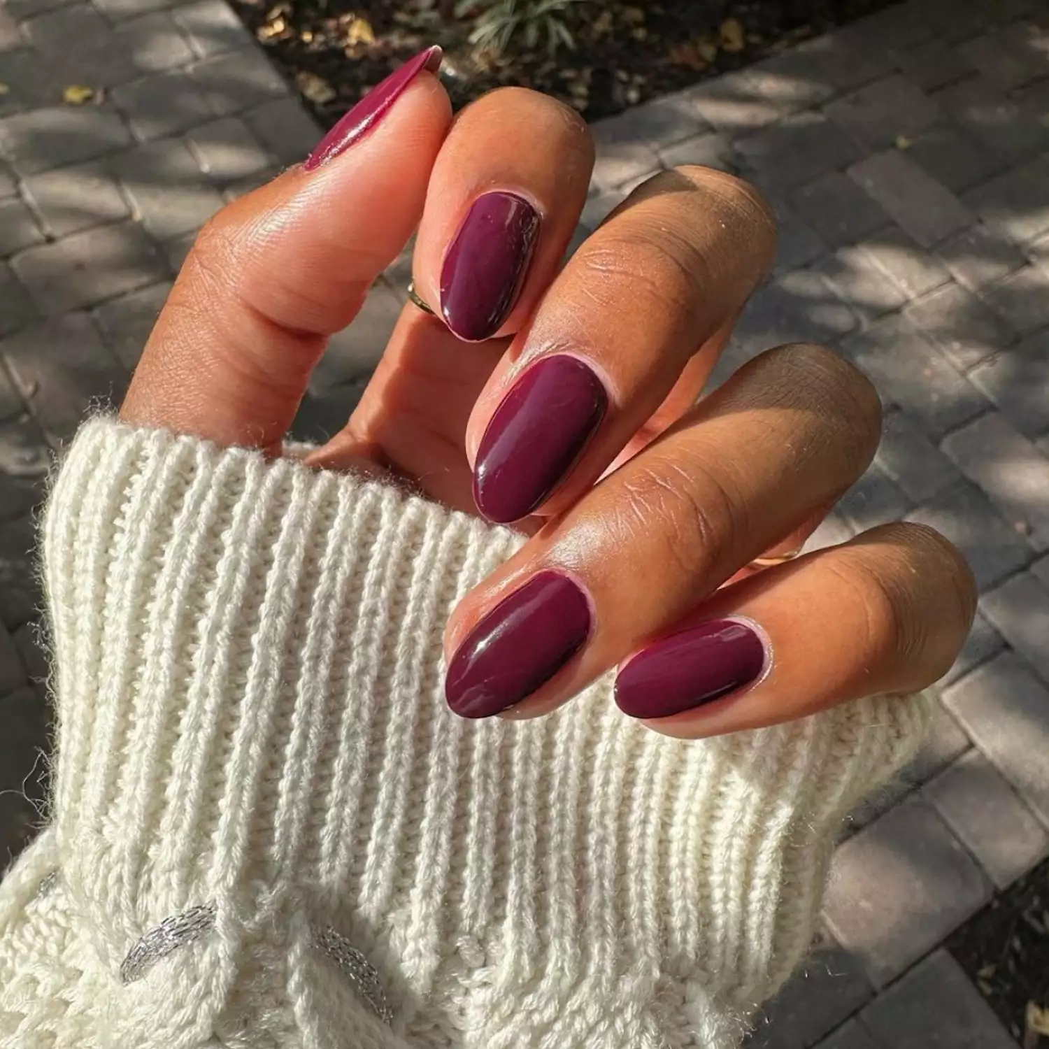 Hermes Violet Byzantin - InStyle February Nail Colors