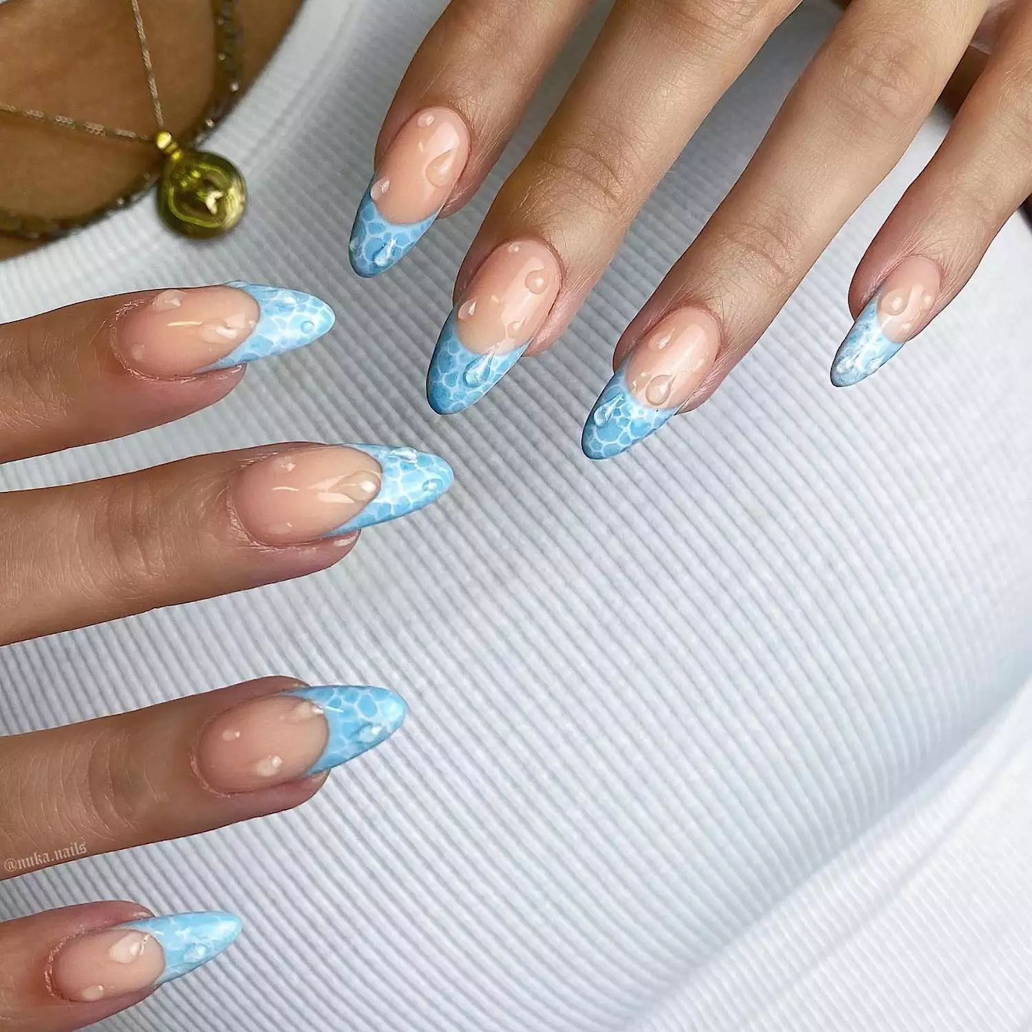 Amalfi Blue Nails