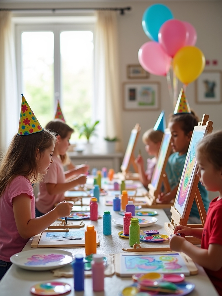 art studio painting creativity