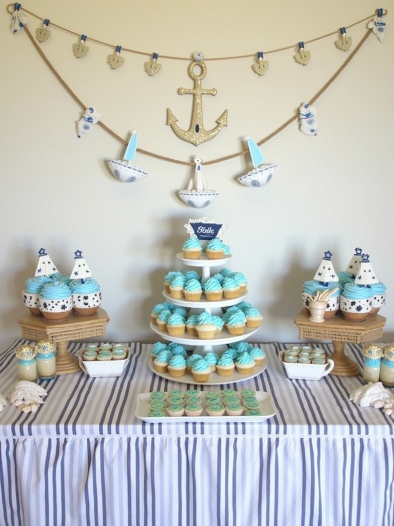 celebrate nautical baby shower sailor