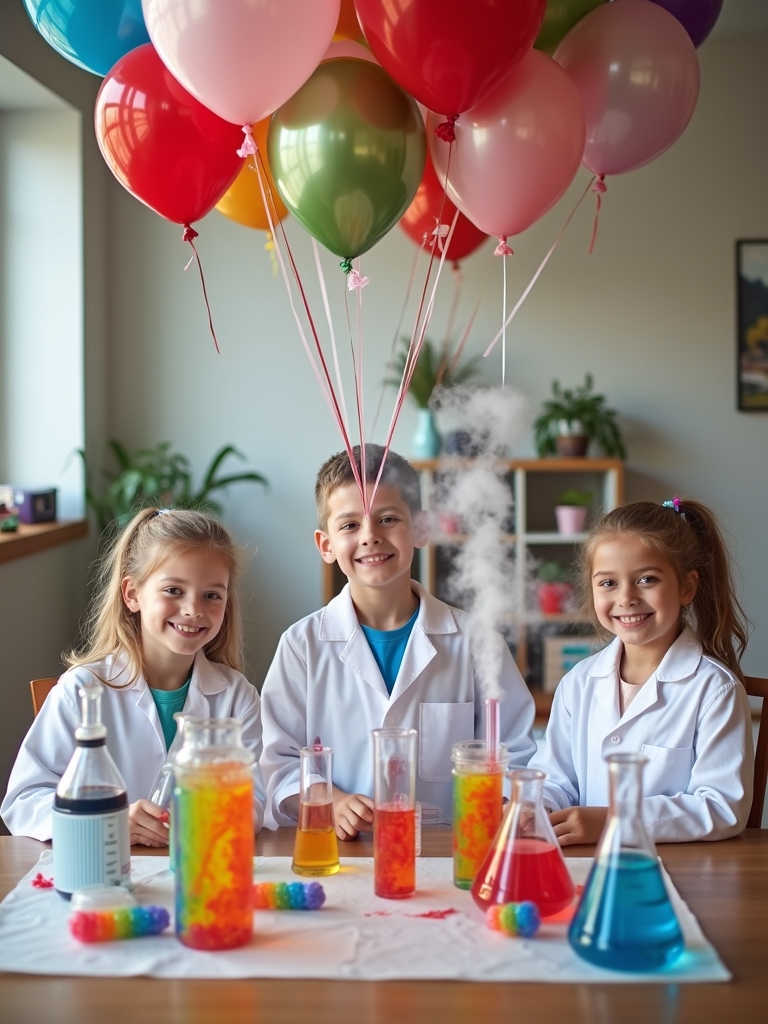 science laboratory experiment bash