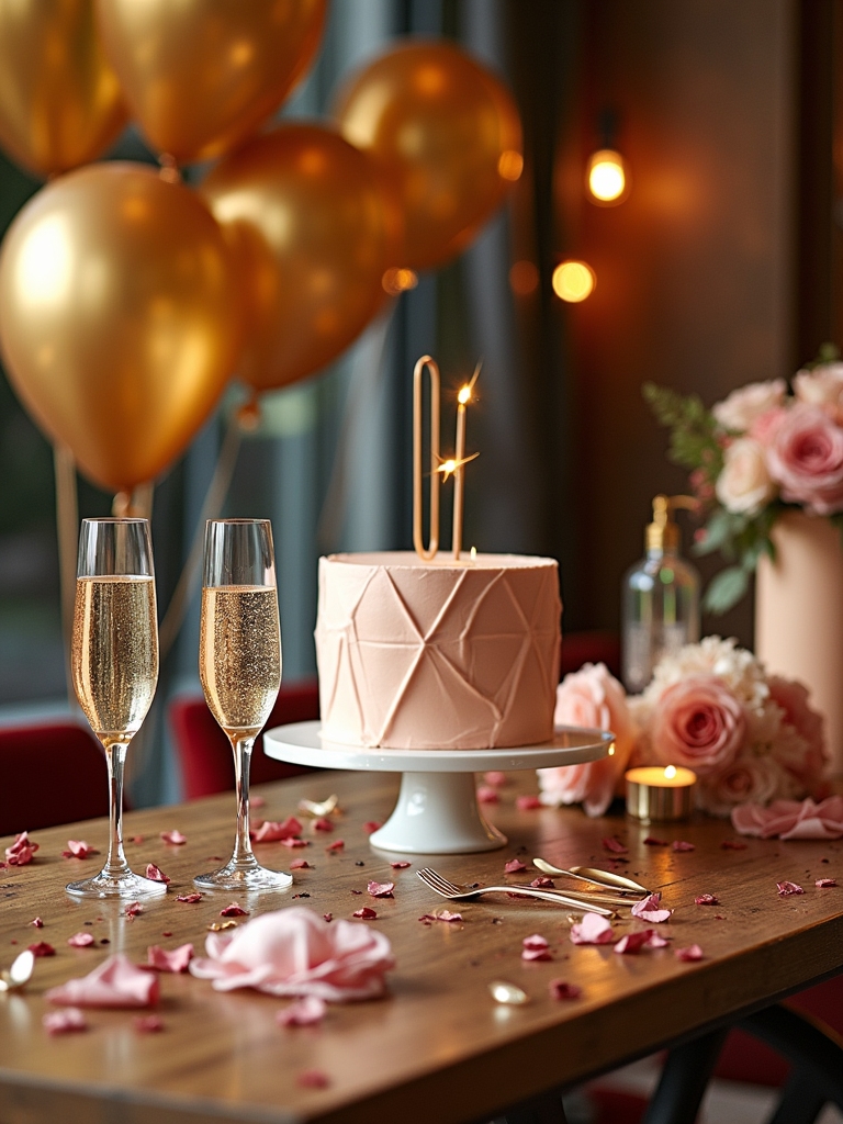 stylish 22nd birthday party ideas