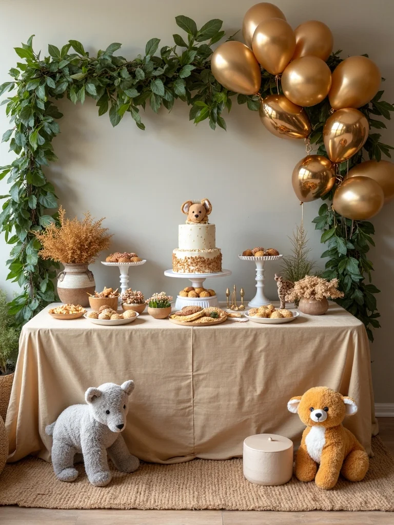 adorable animal themed centerpieces