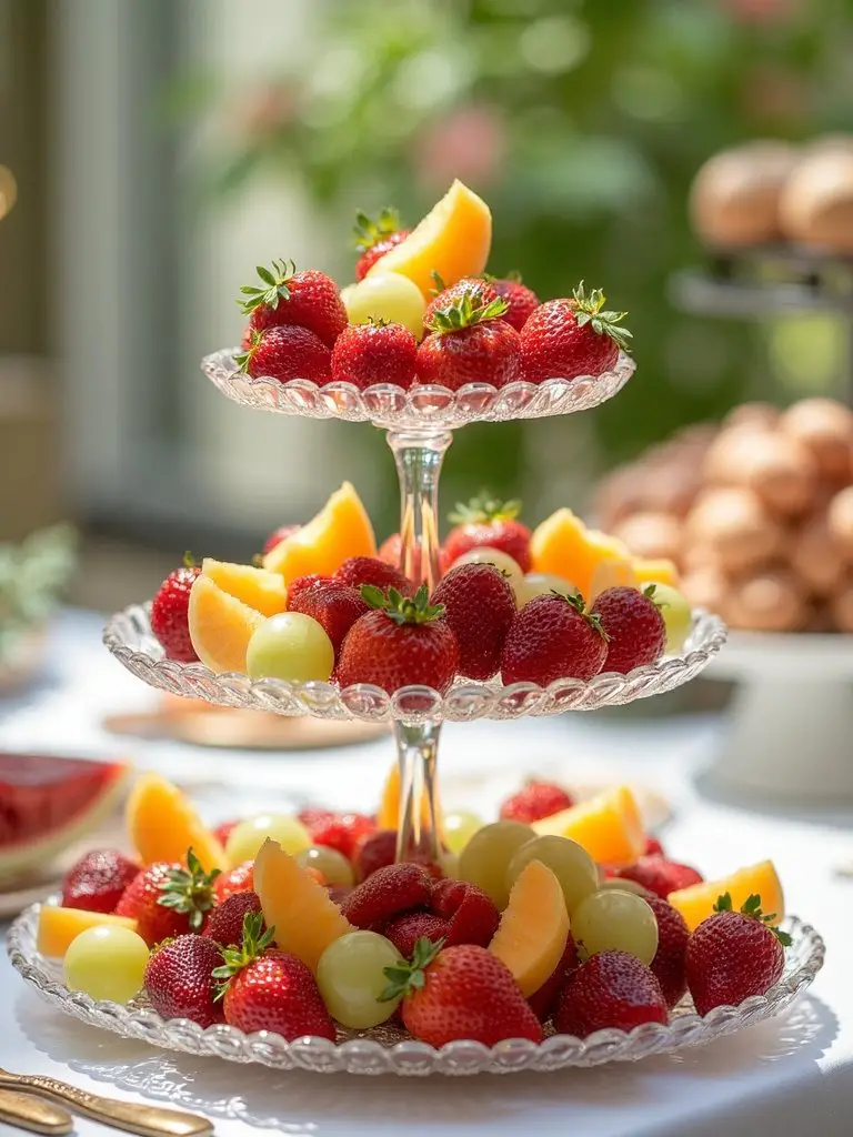 artistic fruit baby shower
