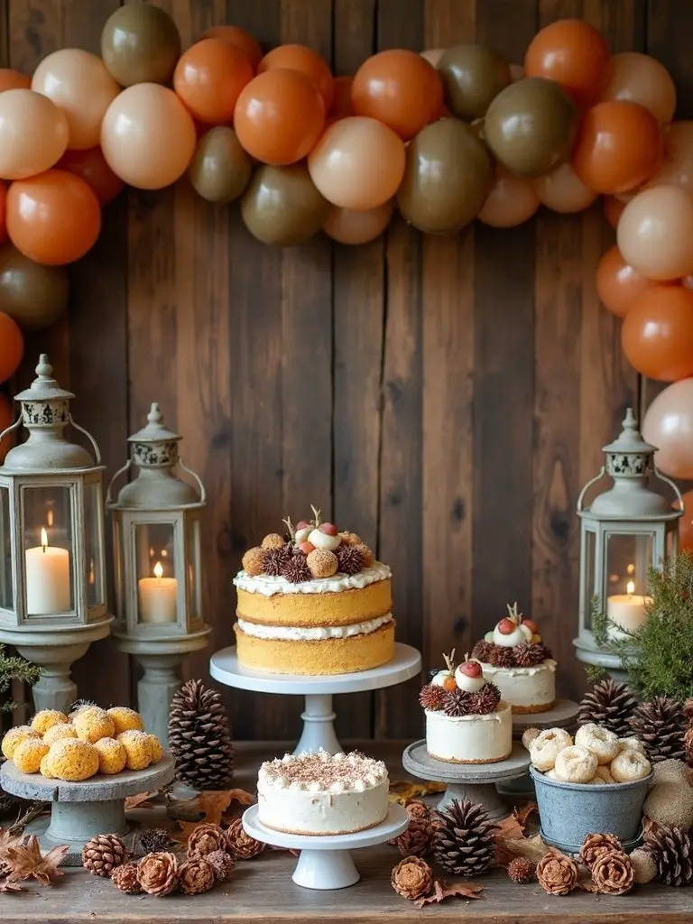 autumn wilderness baby shower
