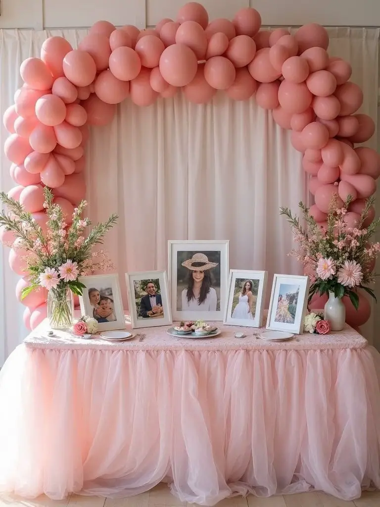 baby shower memory display