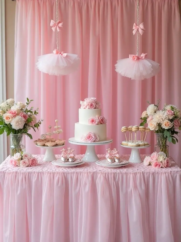 ballet themed shower celebration