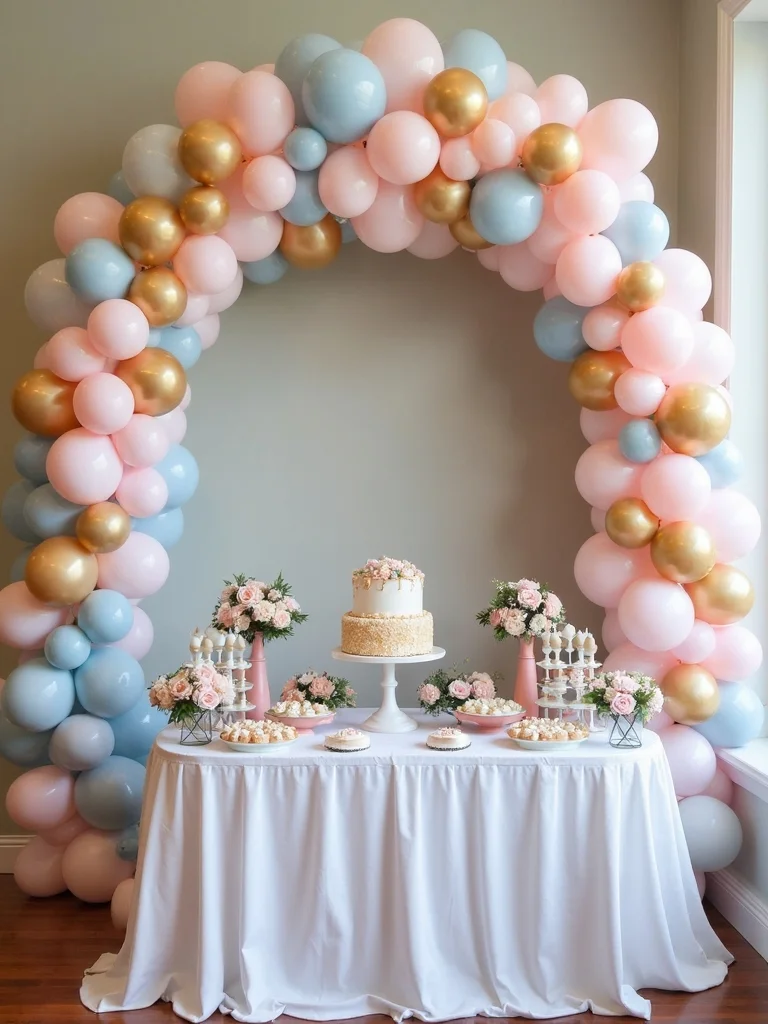 balloon bouquet photo backdrop