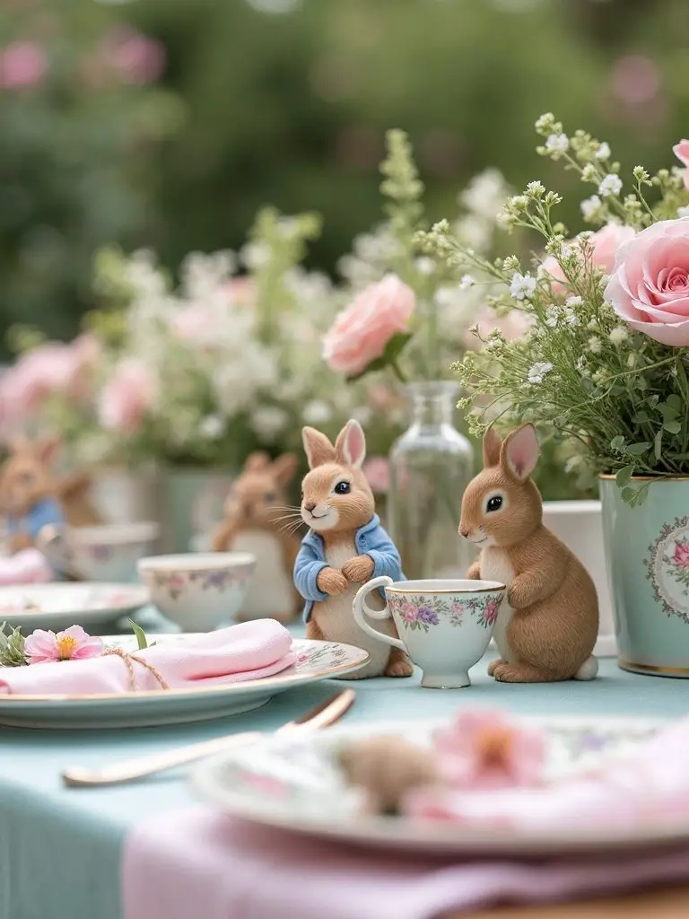 beatrix potter themed decor