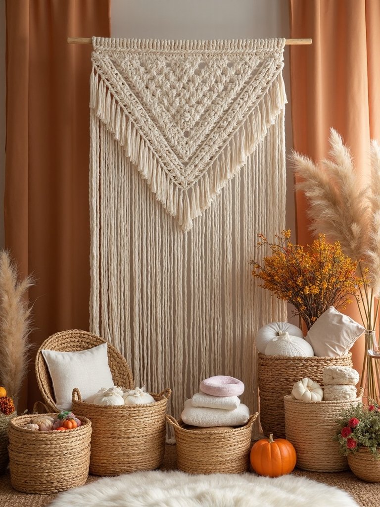 bohemian woven gift display