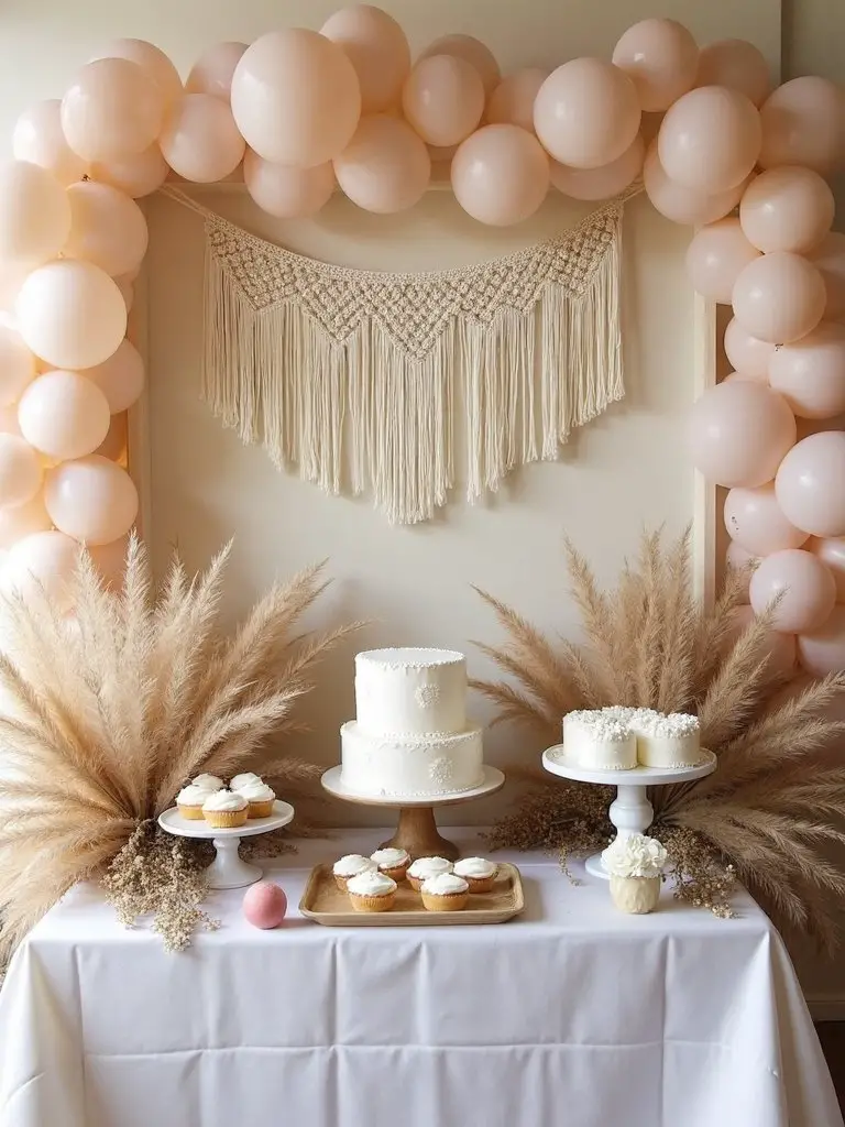 boho baby shower banners