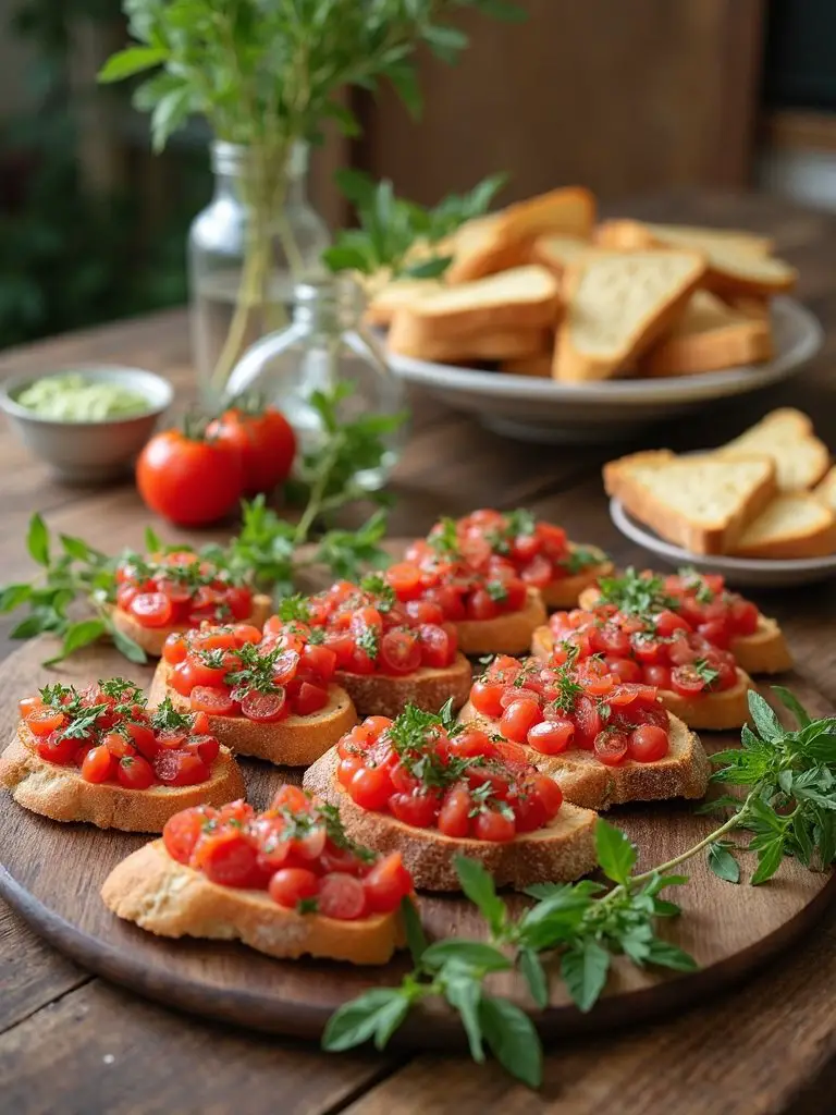 bruschetta bar for gatherings