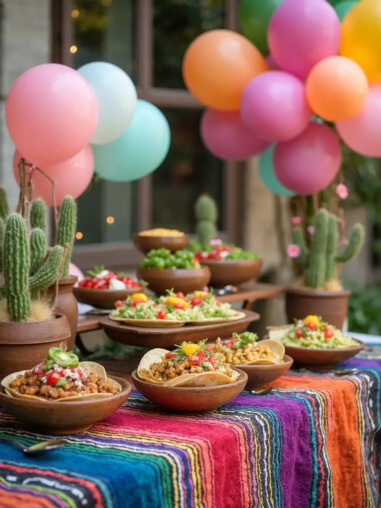 build your own taco bar