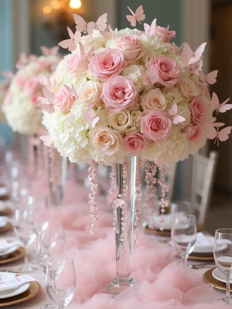 butterfly themed baby shower centerpieces