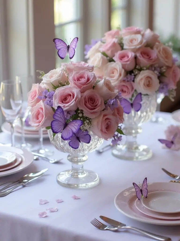 butterfly themed baby shower centerpieces