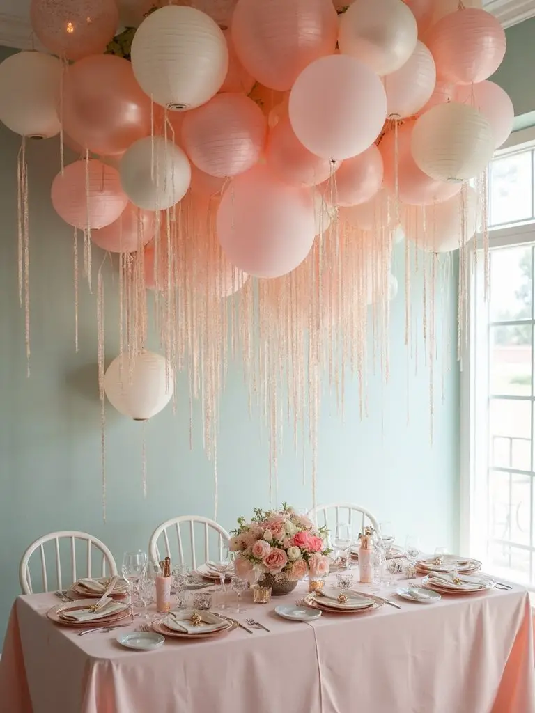ceiling decorations for ambiance