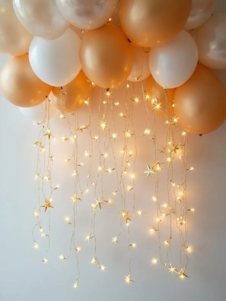 celestial baby shower decor