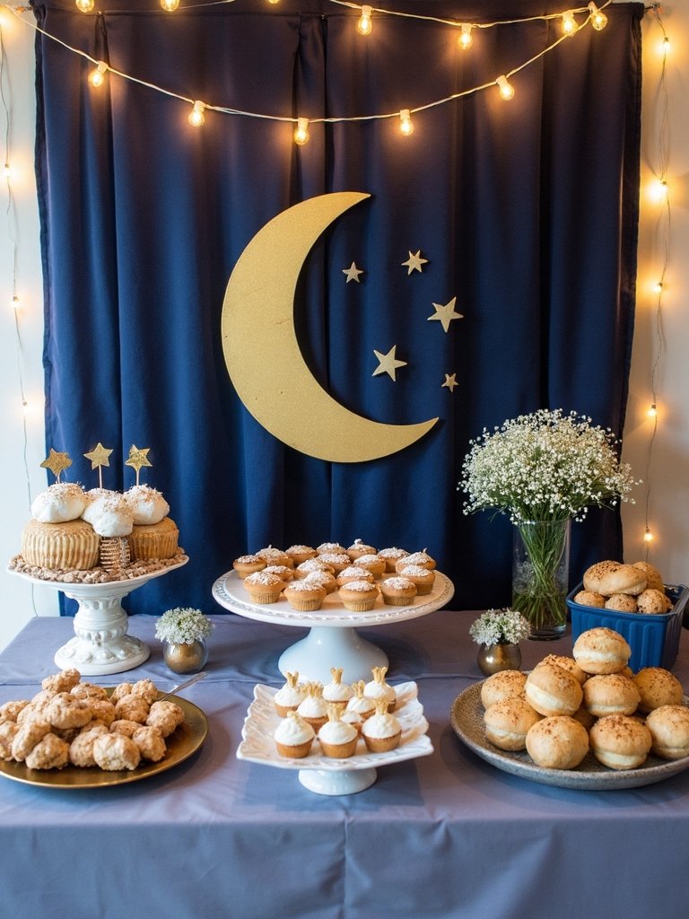celestial dessert table design