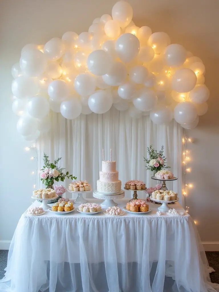 celestial themed sweet display