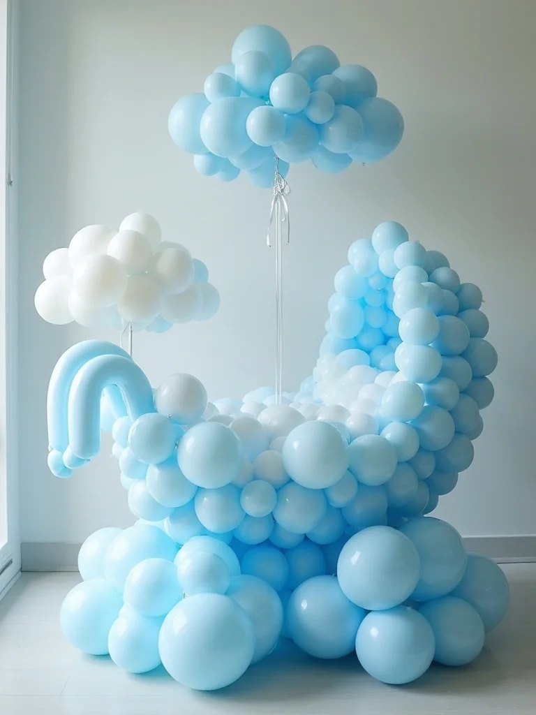 charming baby carriage decorations