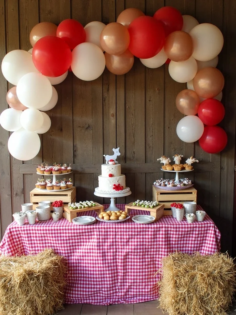 charming barnyard baby shower