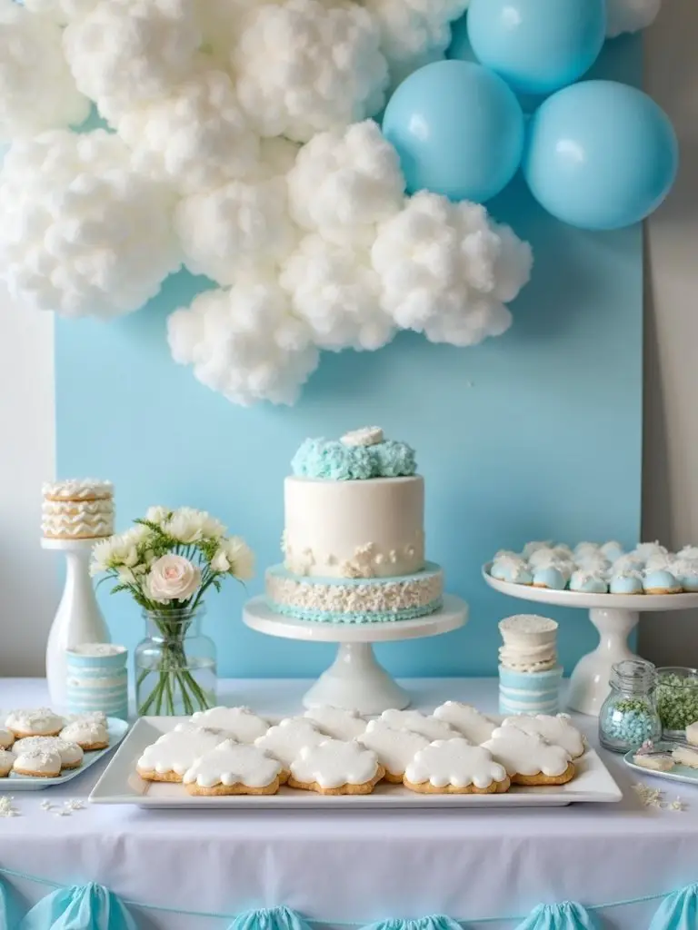 charming cloud shaped cookies