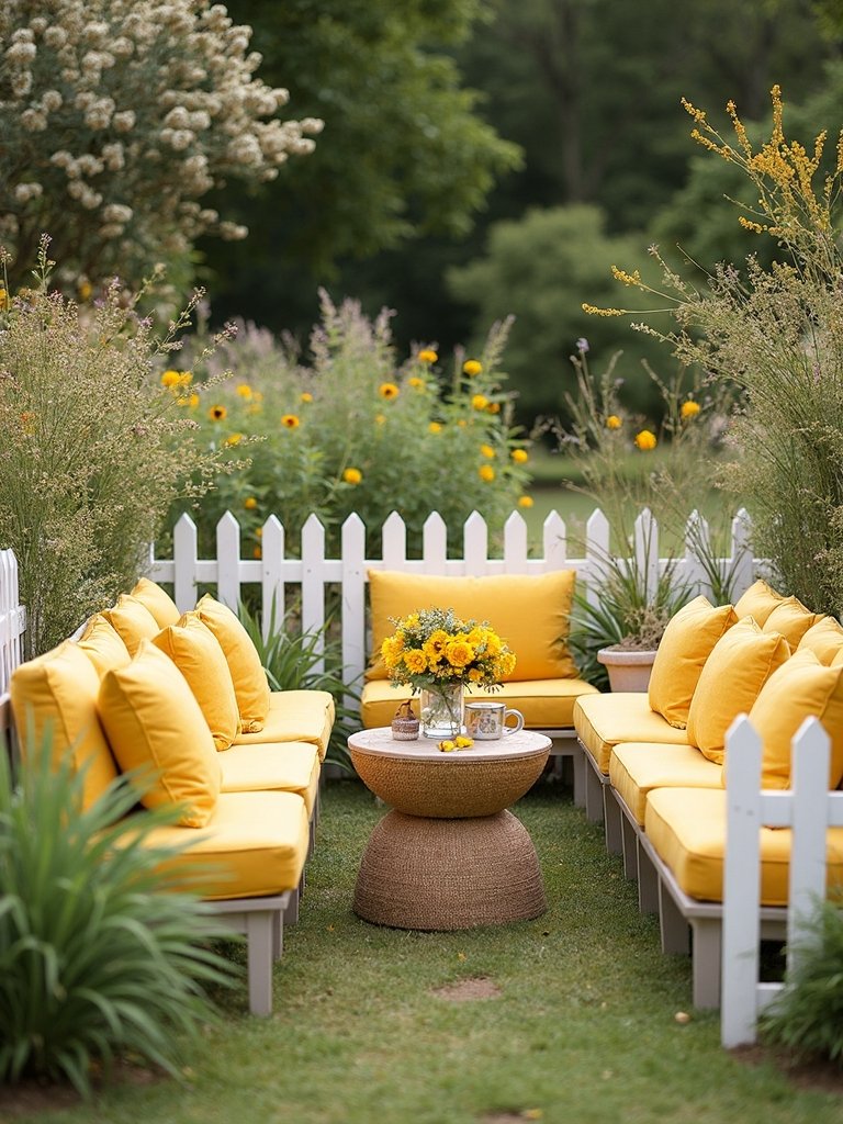 charming garden seating areas