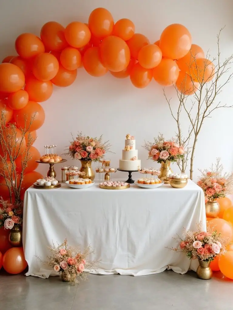 citrus themed baby shower signage
