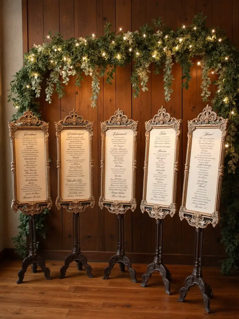 clear organized timeline boards
