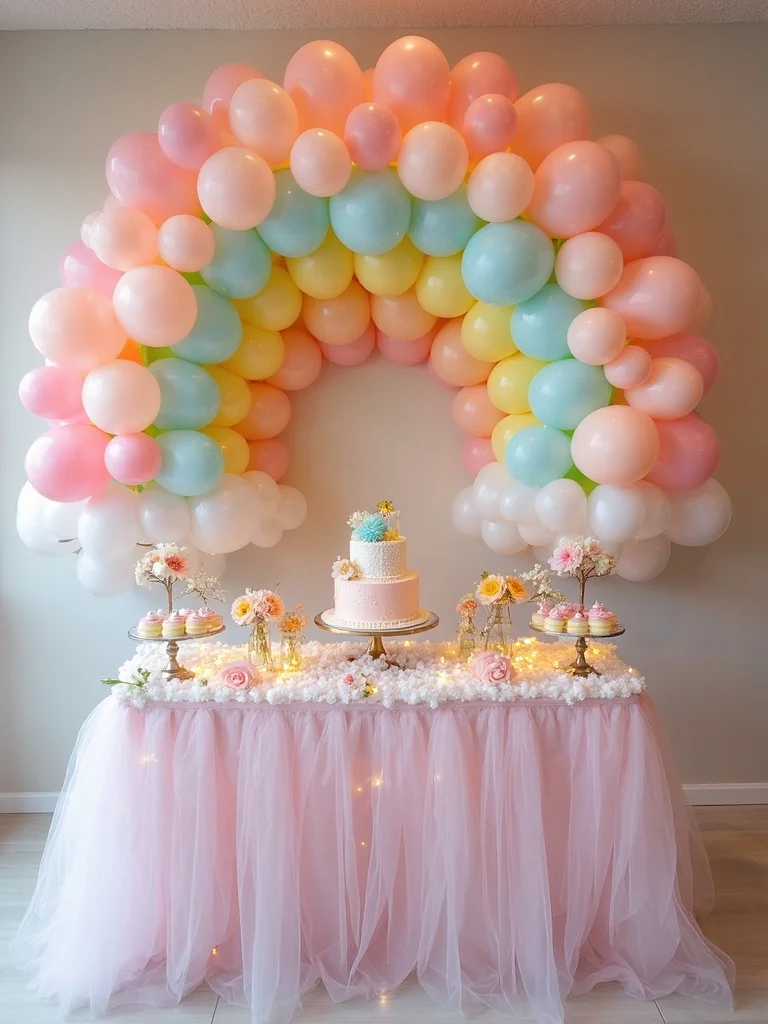 colorful balloon welcome signs