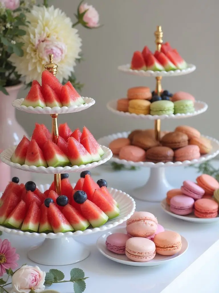 colorful themed fruit tray
