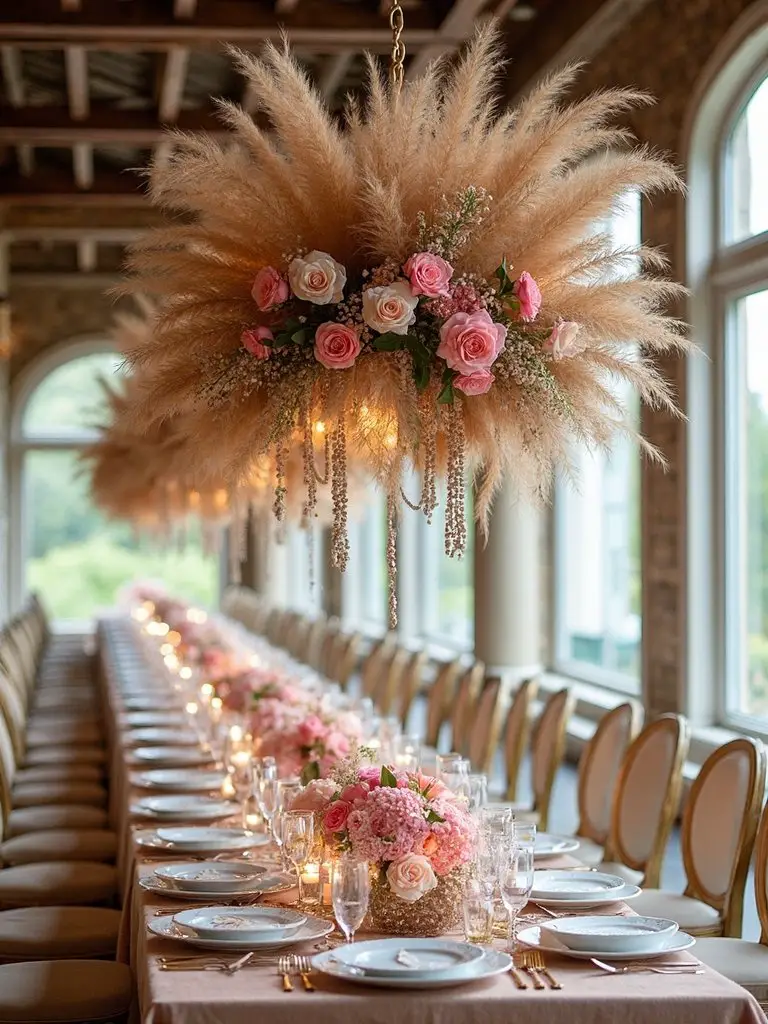 combining dried and fresh flowers