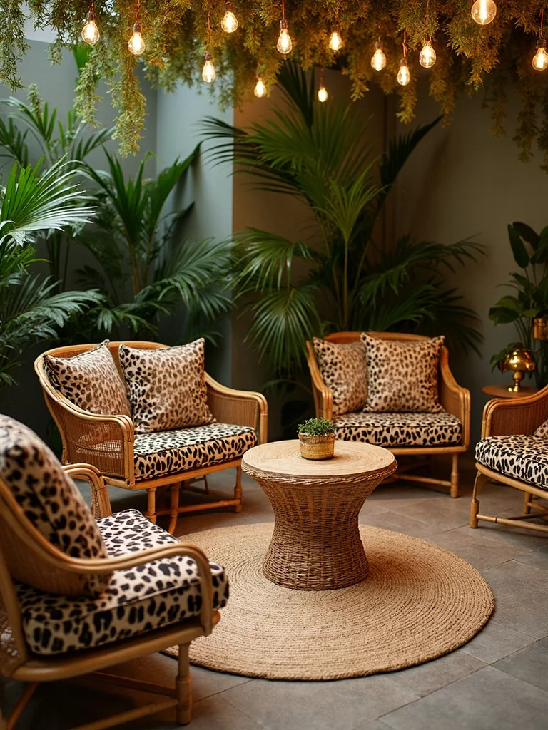 cozy animal print lounges