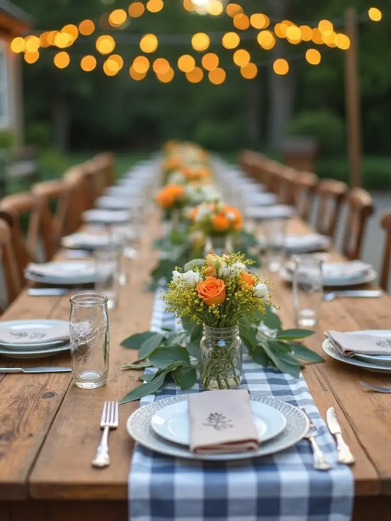 cozy family style seating arrangements
