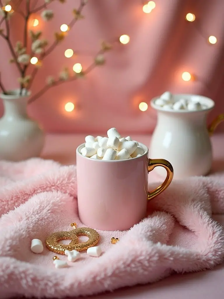 cozy hot chocolate station