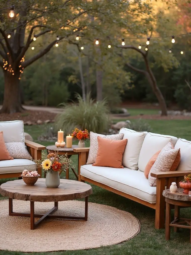 cozy outdoor seating arrangements