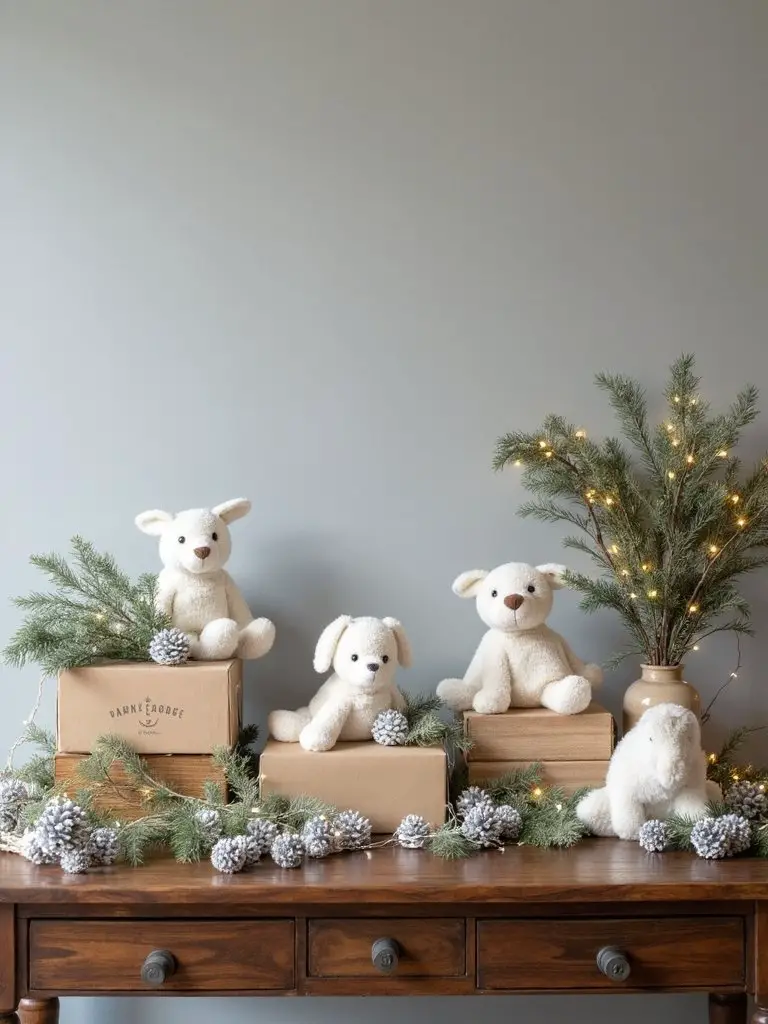 cozy woodland gift display