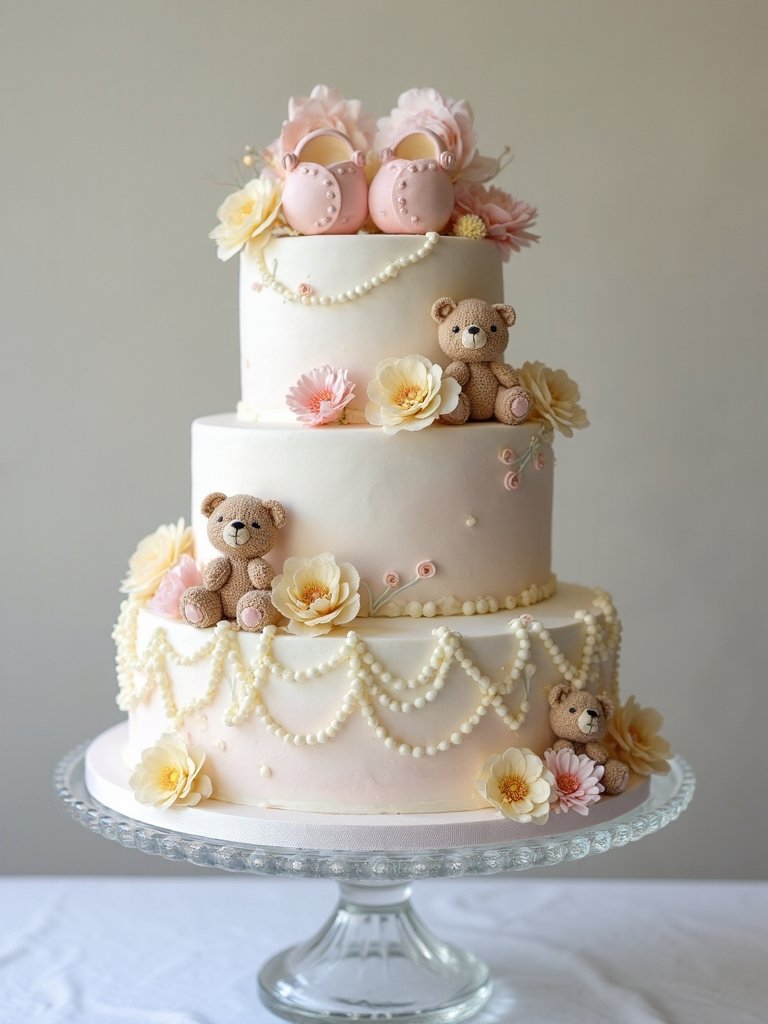 creative baby shower cakes