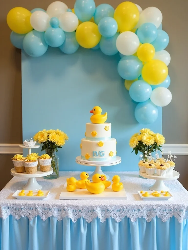 creative duck themed guest book