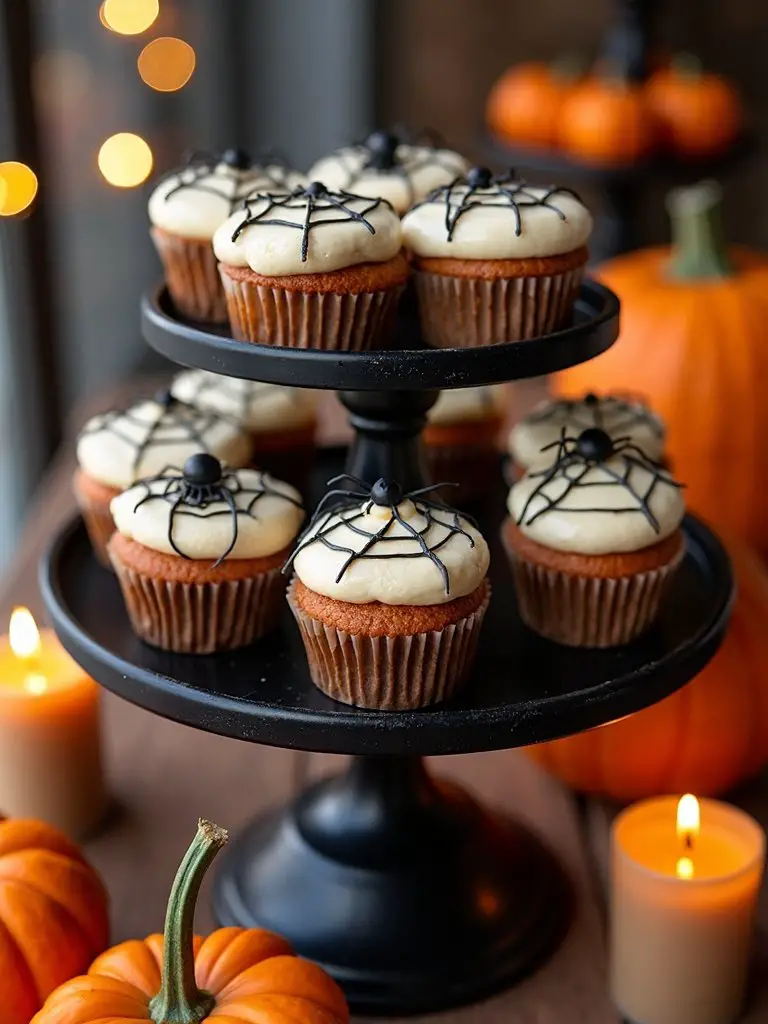 creepy cupcake decorating station