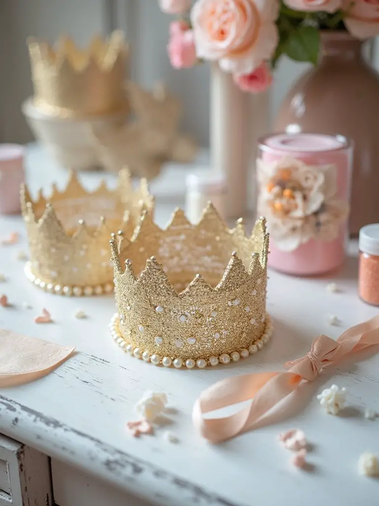 crown crafting baby shower station
