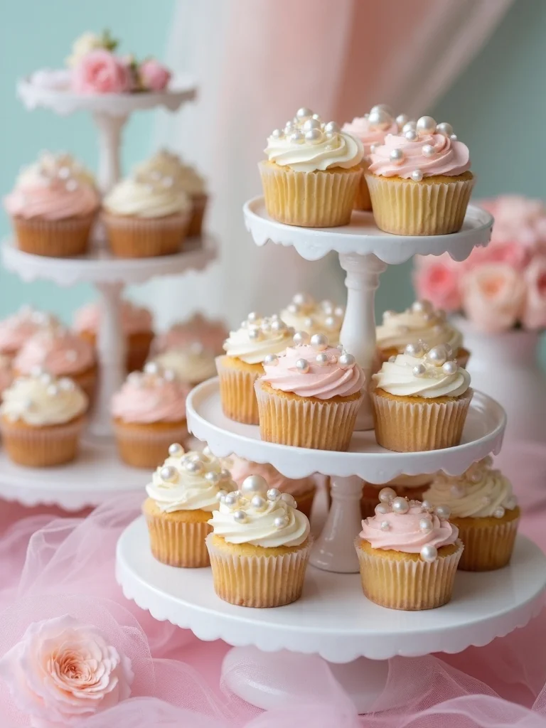 cupcake display for baby shower