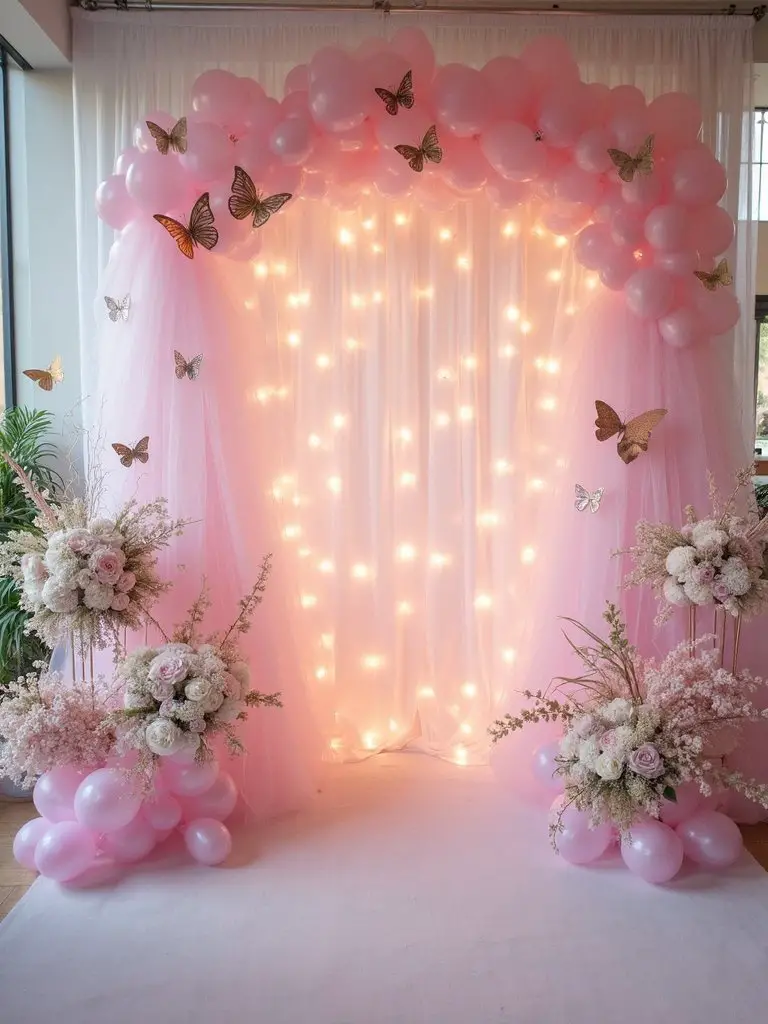 custom butterfly name banner