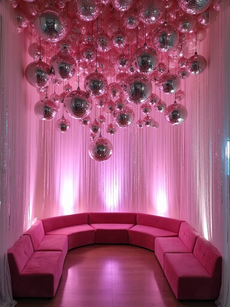 dazzling disco ball decor