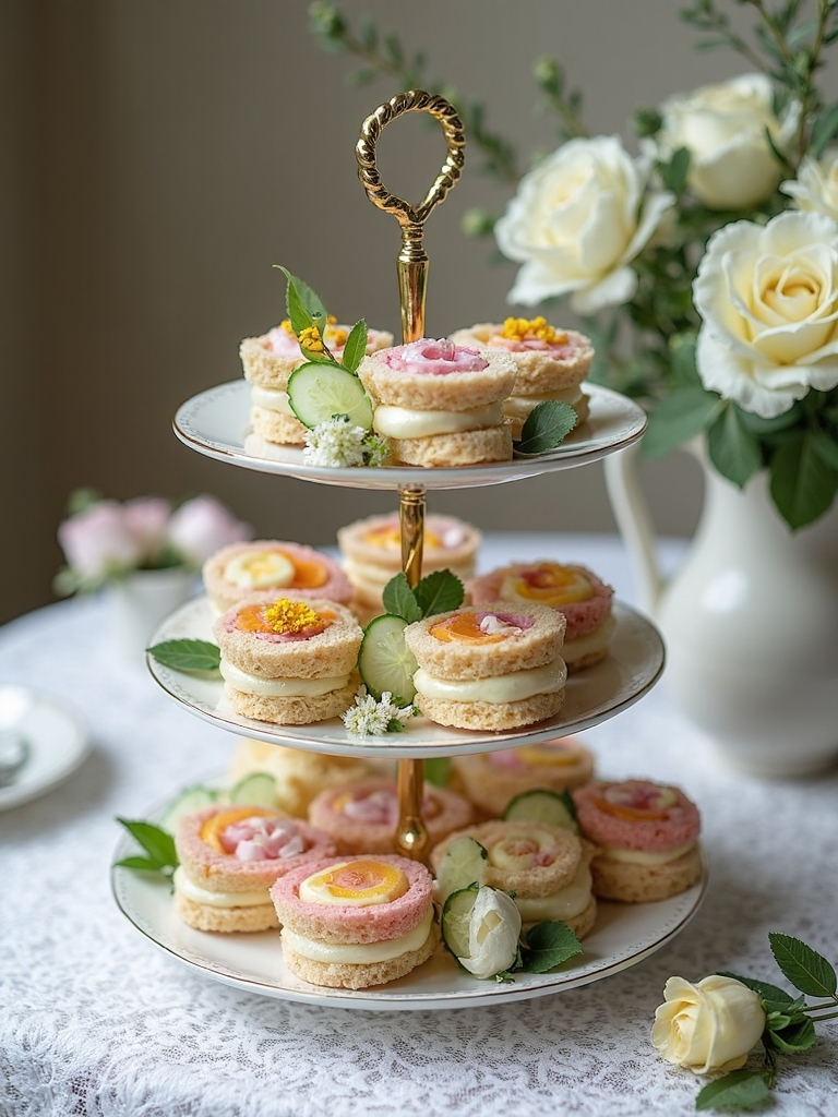 delicious baby shower sandwiches