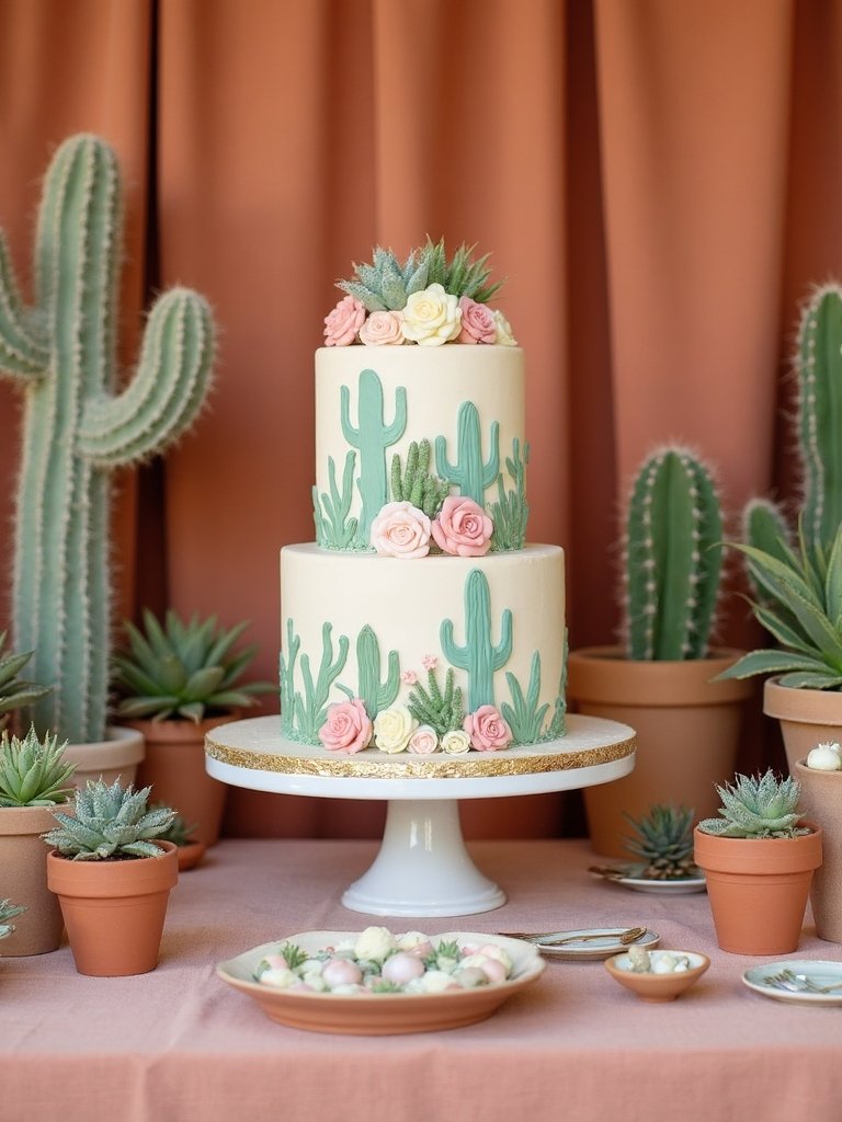 desert themed baby shower decor